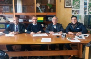 Protocollo inrewsa ASI comune di Santo Stefano Aspromonte da sn Caridi Malara Latrella  e Coppola